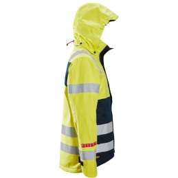 Vêtement de travail ProtecWork, Veste Shell imperméable, haute visibilité, Classe 3 personnalisable