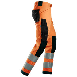 Vêtement de travail Pantalon en tissu extensible haute visibilité, Classe 2 personnalisable