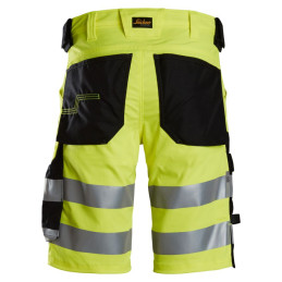 Vêtement de travail Short en tissu extensible haute visibilité, Classe 1 personnalisable