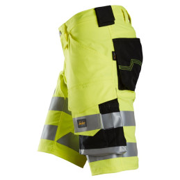 Vêtement de travail Short en tissu extensible haute visibilité, Classe 1 personnalisable