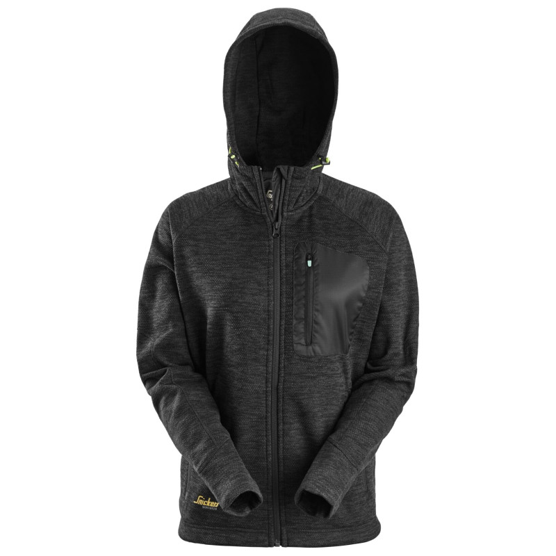 Vêtement de travail FlexiWork, Sweat à capuche en polaire pour femme personnalisable