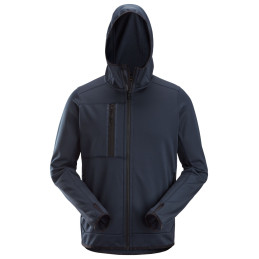 Vêtement de travail AllroundWork, Sweat-shirt à capuche en polaire avec fermeture à glissière pleine longueur personnalisable