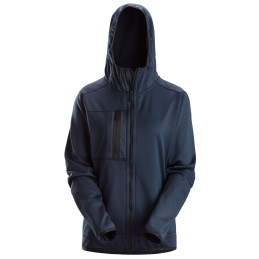Vêtement de travail AllroundWork, Sweat à capuche avec fermeture à glissière pleine longueur pour femme personnalisable