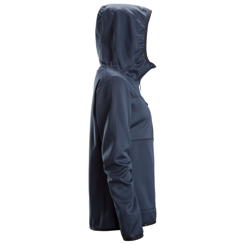 Vêtement de travail AllroundWork, Sweat à capuche avec fermeture à glissière pleine longueur pour femme personnalisable