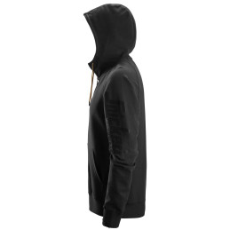 Vêtement de travail Sweat-shirt à capuche avec logo et fermeture à glissière pleine longueur personnalisable