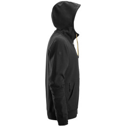 Vêtement de travail Sweat-shirt à capuche avec logo et fermeture à glissière pleine longueur personnalisable