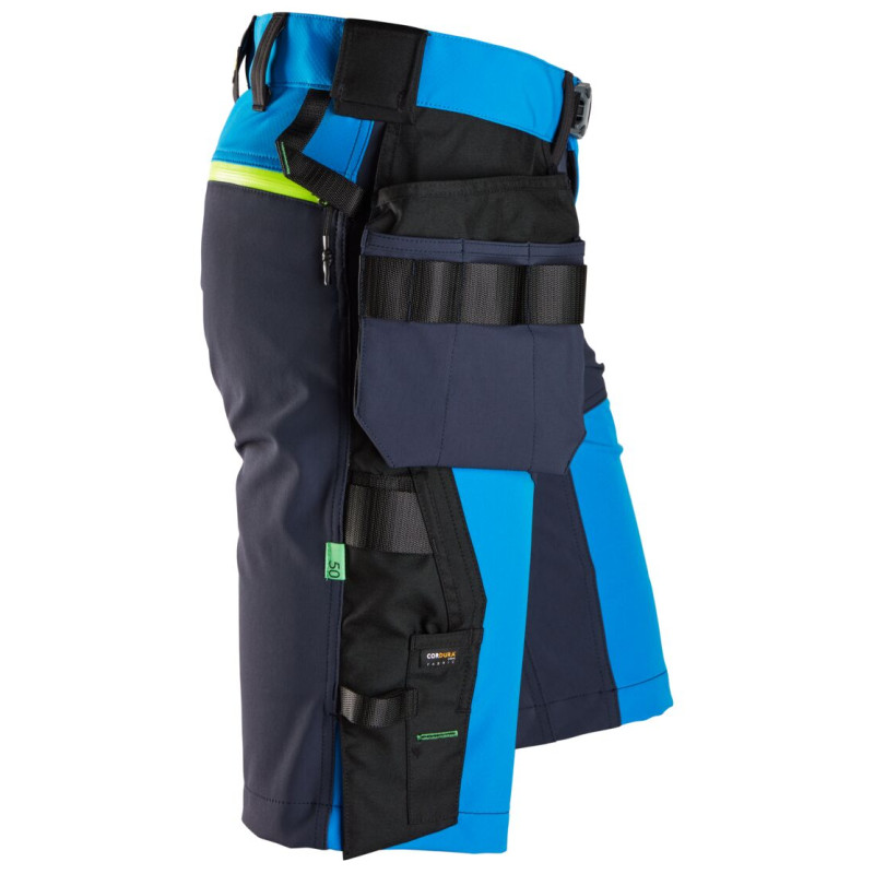 Vêtement de travail FlexiWork, Short en tissu extensible Softshell avec poches holster personnalisable