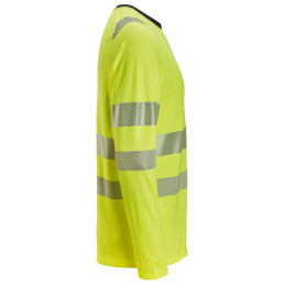 Vêtement de travail T-shirt à manches longues, haute visibilité, Classe 2/3 personnalisable