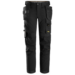 AllroundWork, Pantalon en tissu extensible dans 4 directions avec poches holster