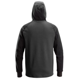 Vêtement de travail Sweat-shirt à capuche bicolore demi-zippé personnalisable