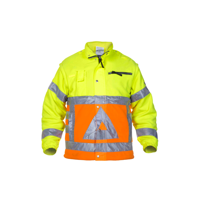 Vêtement de travail Veste polaire haute visibilité personnalisable