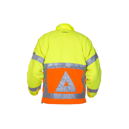 Vêtement de travail Veste polaire haute visibilité personnalisable