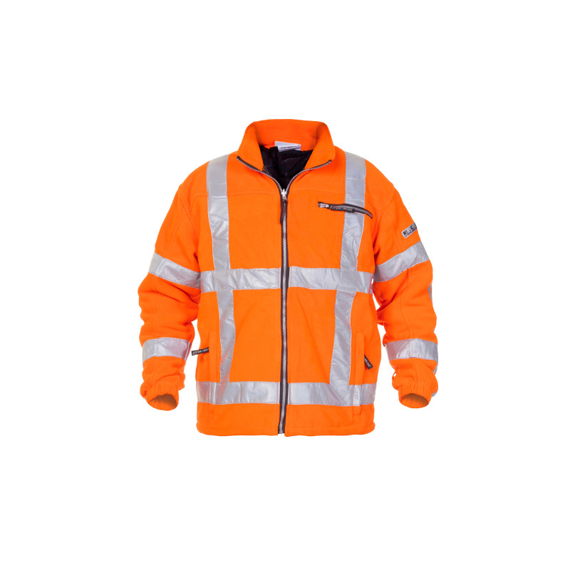 Vêtement de travail Veste polaire haute visibilité personnalisable