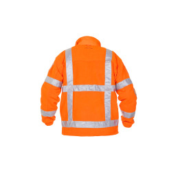 Vêtement de travail Veste polaire haute visibilité personnalisable