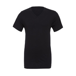 Unisex Jersey Short Manche V-Neck T-shirt