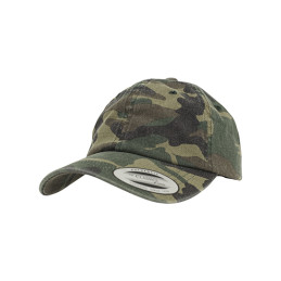 Low Profile Camo Washed Casquette