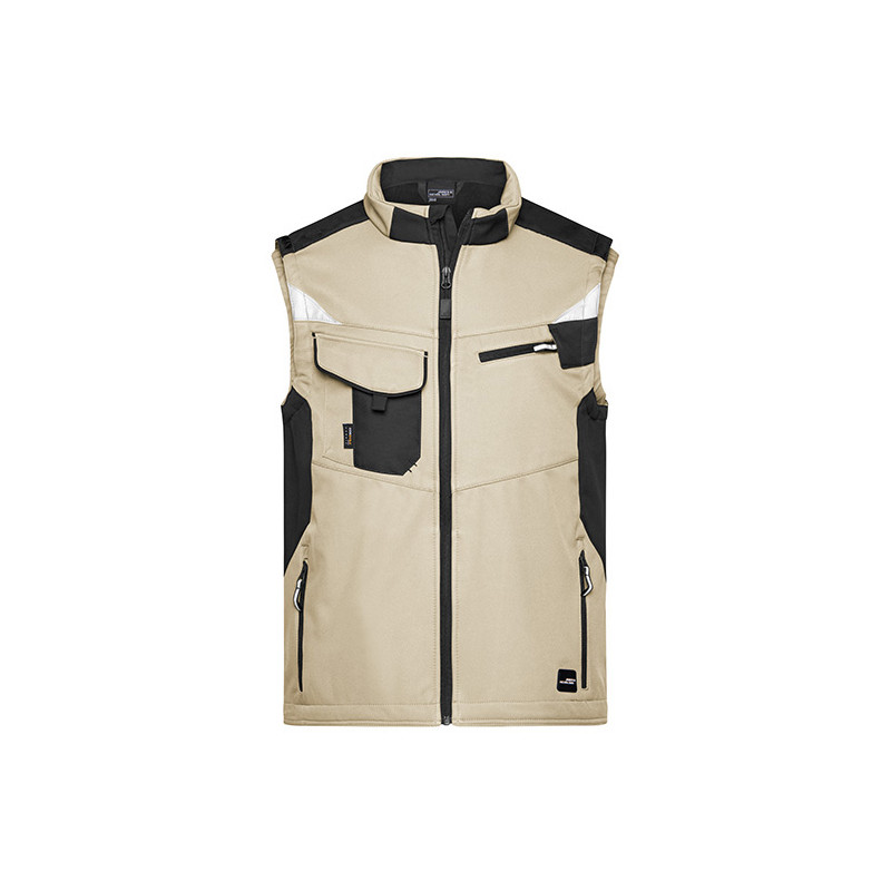 Vêtement de travail Workwear Softshell Vest -STRONG- personnalisable