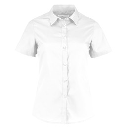 Women´s Tailored Fit Poplin Shirt Short Sleeve