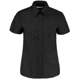 Women´s Tailored Fit Workwear Oxford Shirt Short Sleeve