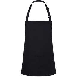 Short Bib Tablier Basic with Buckle and Poche