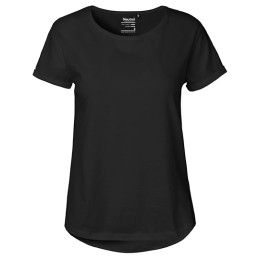 Femmes` Roll Up Manche T-shirt