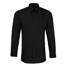 Homme  Long Manche Fitted Poplin Chemise