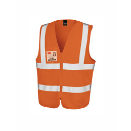 Vêtement de travail Zip I.D Safety Tabard personnalisable