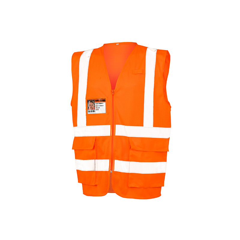 Vêtement de travail Executive Cool Mesh Safety Vest personnalisable