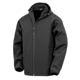Men´s Recycled 3-Layer Printable Hooded Softshell Jacket