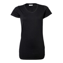 Femmes Fashion Stretch T-shirt Extra Lenght