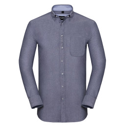 Homme  Long Manche Tailored Washed Oxford Chemise