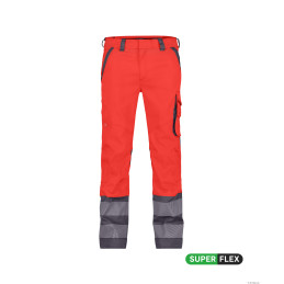 Vêtement de travail Pantalon stretch à haute visibilité   DASSY® Minnesota DASSY HIVIS FULL FLEX personnalisable
