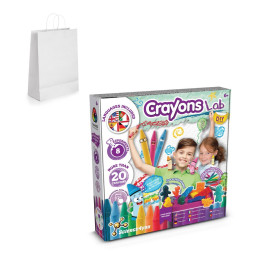 Crayon Factory Kit III. Jeu éducatif livré avec un sac cadeau en papier kraft (100 g/m²)