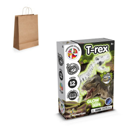 Fossil Excavation Kit III. Jeu éducatif livré avec un sac cadeau en papier kraft (115 g/m²)