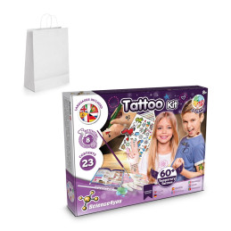 Tattoo Factory Kit II. Jeu éducatif livré avec un sac cadeau en papier kraft (100 g/m²)