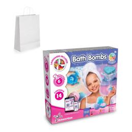 Bath Bombs Kit II. Jouet éducatif livré avec un sac cadeau en papier kraft (90 g/m²)