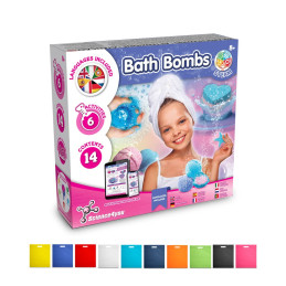 Bath Bombs Kit IV. Jouet éducatif livré avec un sac cadeau en non-tissé (80 g/m²)