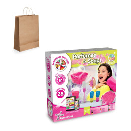 Perfume & Soap Factory Kit III. Jeu éducatif livré avec un sac cadeau en papier kraft (115 g/m²)