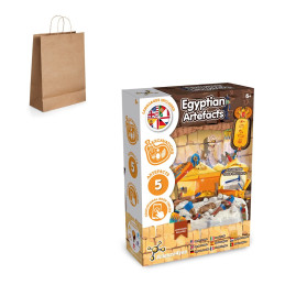 Ancient Egypt Excavation Kit III. Jeu éducatif livré avec un sac cadeau en papier kraft (115 g/m²)