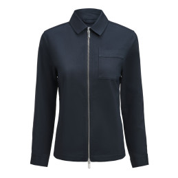 Modern Zip Overshirt Woman
