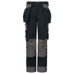 5522 PANTALON DE TRAVAIL DAME AVEC RENFORTS ET POCHES FLOTTANTES 100% COTON