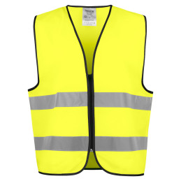 6709 GILET DE SÉCURITÉ AVEC ZIP EN ISO 20471 CLASS 2