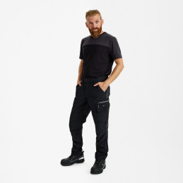 Vêtement de travail Pantalon de service Entire avec tissu extensible dans 4 sens personnalisable