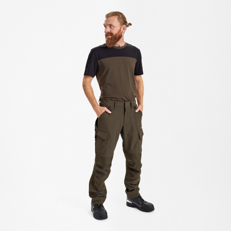 Vêtement de travail Pantalon de travail Entire avec tissu extensible dans 4 sens personnalisable