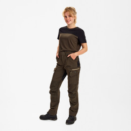 Vêtement de travail Entire pantalon de travail Entire avec tissu extensible dans 4 sens pour femmes personnalisable