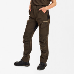 Vêtement de travail Entire pantalon de travail Entire avec tissu extensible dans 4 sens pour femmes personnalisable