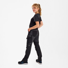 Vêtement de travail Pantalon de service Entire avec tissu extensible dans 4 sens pour femmes personnalisable