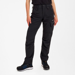 Vêtement de travail Pantalon de service Entire avec tissu extensible dans 4 sens pour femmes personnalisable