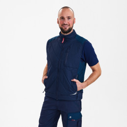Vêtement de travail Gilet d'hiver matelassée Galaxy personnalisable