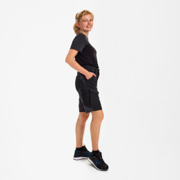 Vêtement de travail Short de travail Entire avec tissu extensible dans 4 sens pour femmes personnalisable